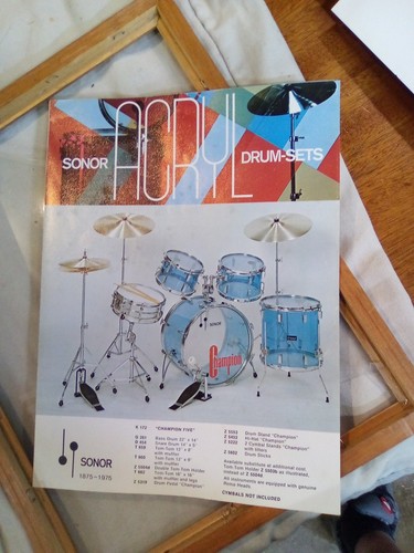 Sonor acryl drum sets super - acryl,